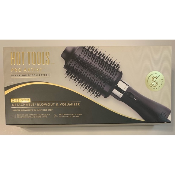 GIFTS + Hot Tools Pro Artist Black Gold One-Step Detachable Blowout & Volumizer - Picture 4 of 11